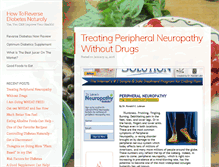 Tablet Screenshot of howtoreversediabetesnaturally.net